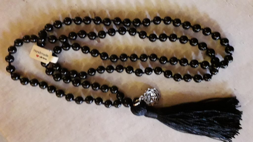 rosario indiano in onice nero
